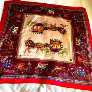 NEW Horse & Buggy Scarf Wrap Hijab 35”x34”
